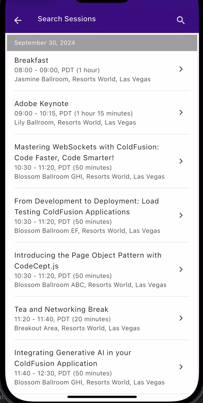 Adobe ColdFusion Summit 2024应用截图第3张