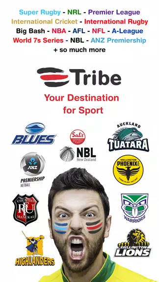 Tribe: Live Sports Scores Captura de tela 1