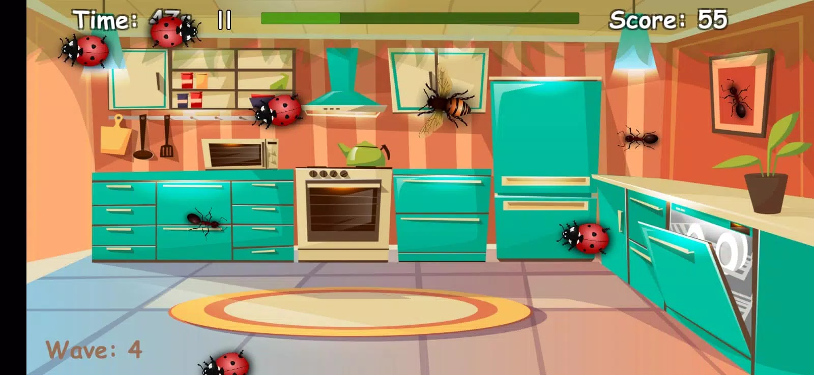bug smash game स्क्रीनशॉट 1