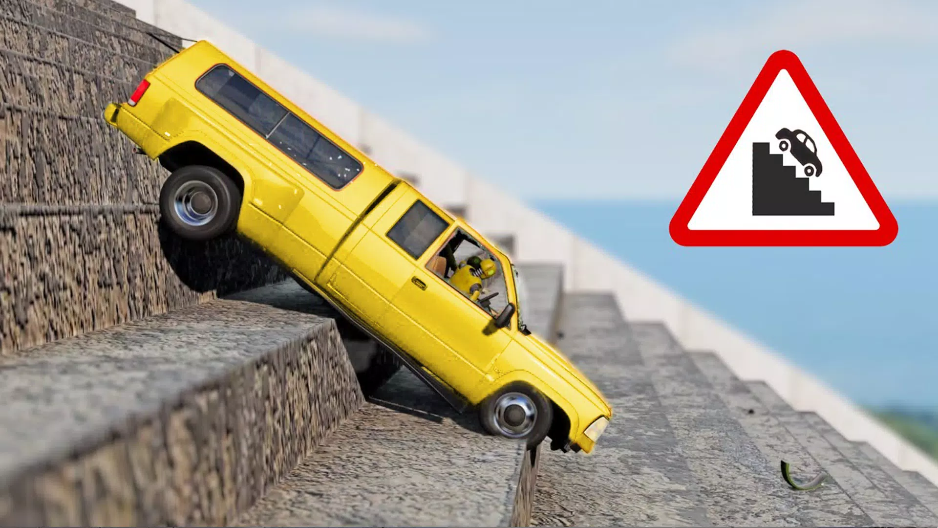 Car Crash Driving Test Game 3D Captura de pantalla 1
