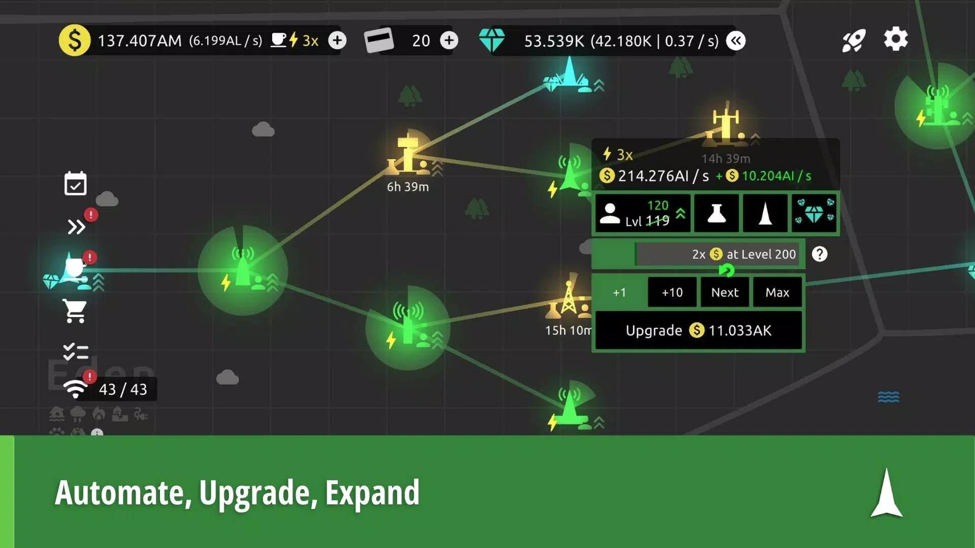 Idle Networks Screenshot 2