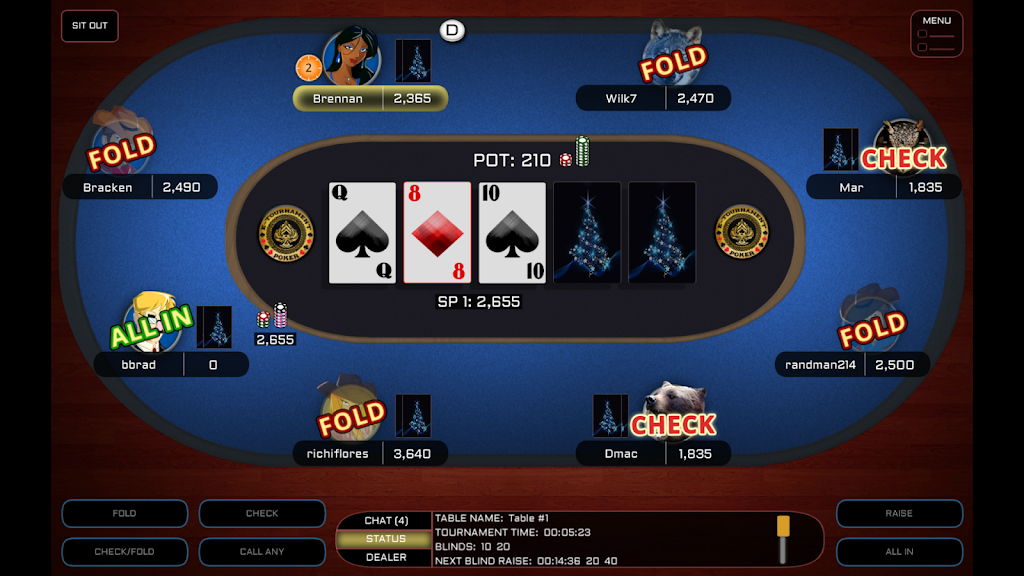 E-Tournament Poker Скриншот 4