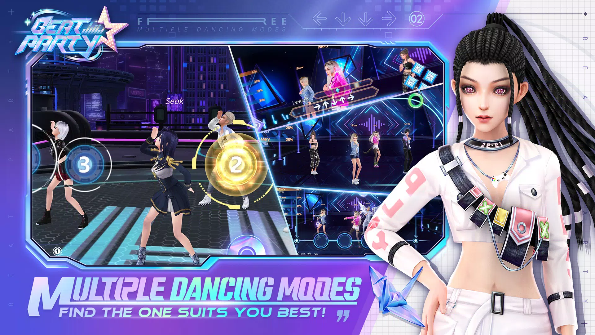 Beat Party EN:sweet musicdance Capture d’écran 2