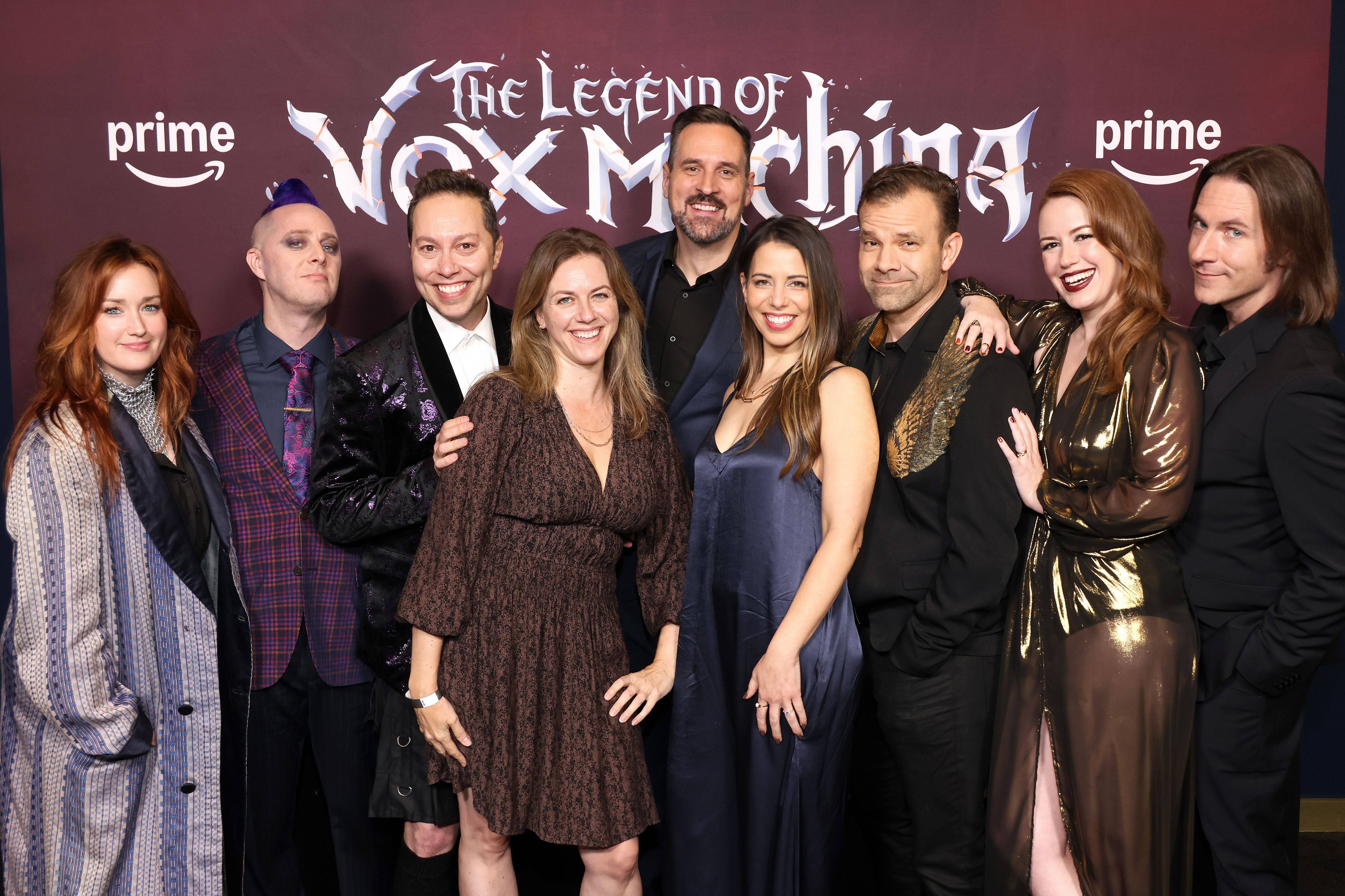 Die Besetzung der Legende von Vox Machina.