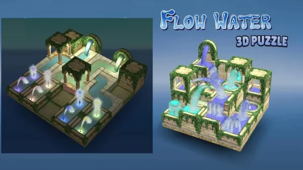 Nuevo rompecabezas 3D: girar, conectar, fluir agua