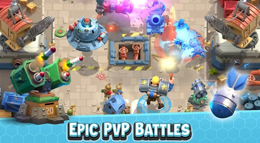 Rebel Bots Epic War PvP RTS スクリーンショット 2