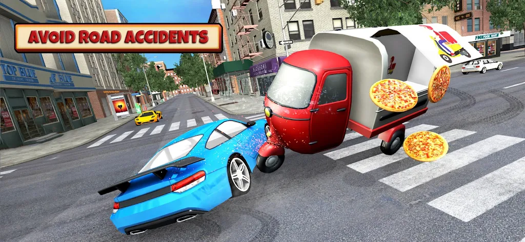 Fast Food Delivery Bike Game Capture d'écran 4