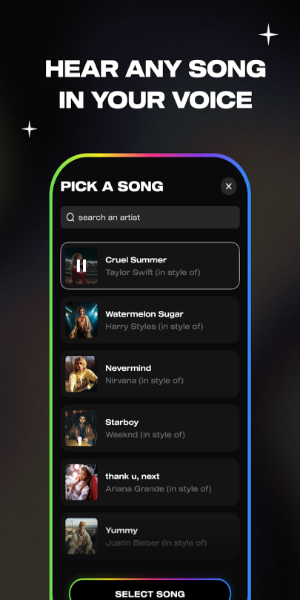 Popstarz.ai: AI Voice Karaoke应用截图第3张