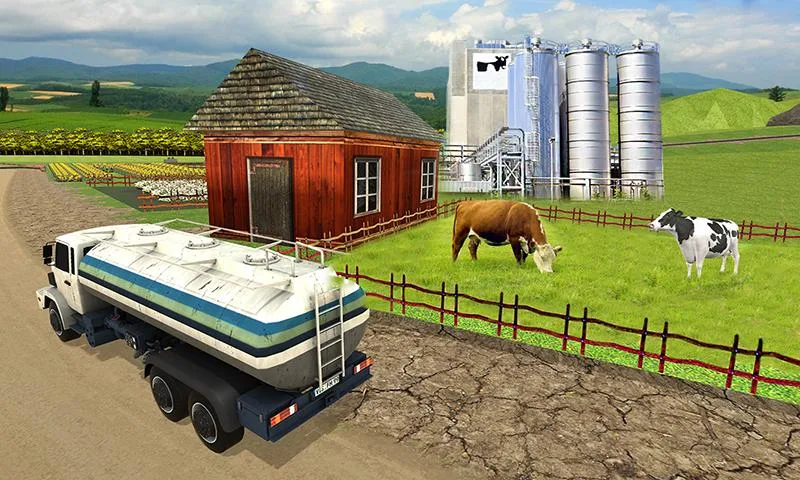 Cow farm milk factory farming Captura de pantalla 2