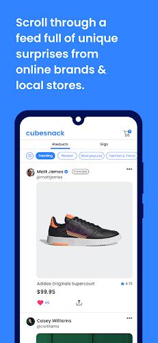 Cubesnack: Shop. Sell. Social. Скриншот 2