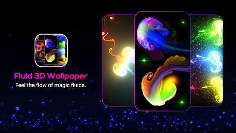 Magic Fluid: Live Wallpaper 3D スクリーンショット 1