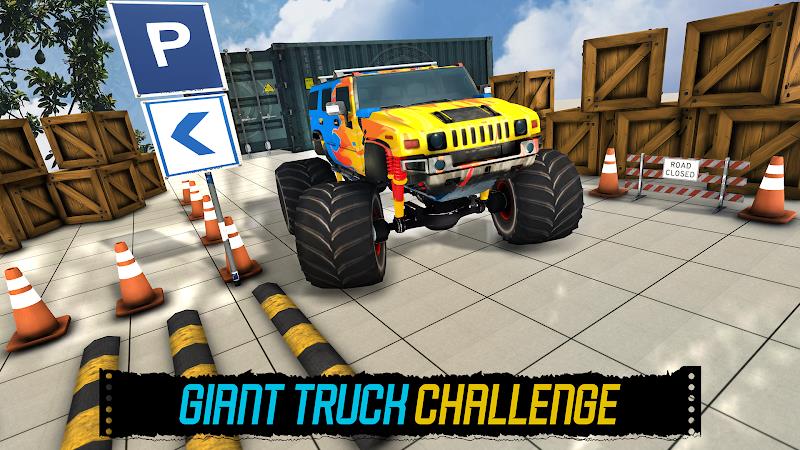 Monster Truck Parking Game 3D スクリーンショット 1