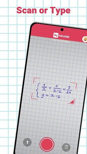 Symbolab graphing calculator interface