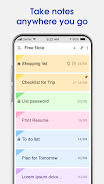 Notes - Color Notepad Capture d'écran 1