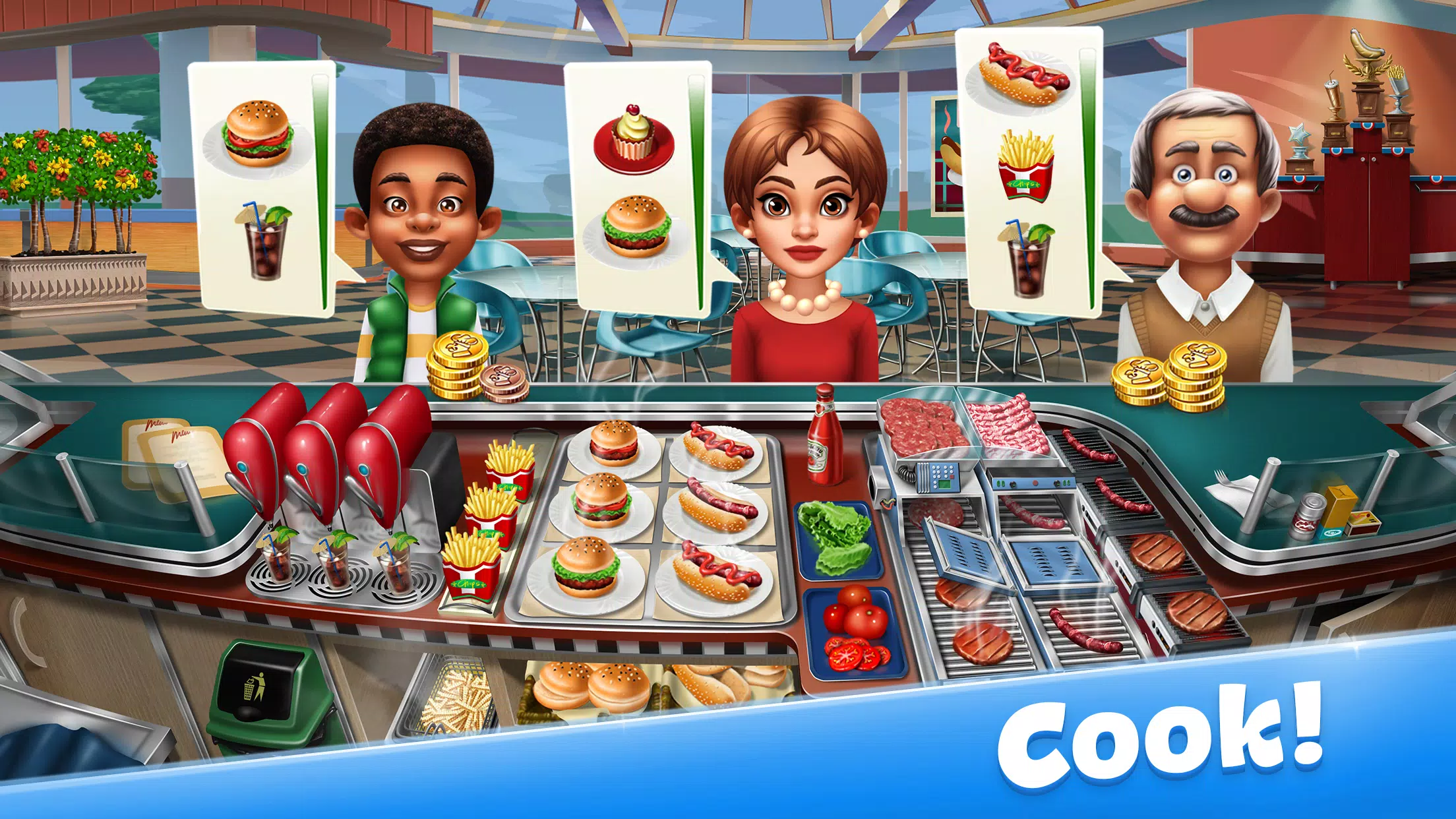 Cooking Fever: Restaurant Game Screenshot 1