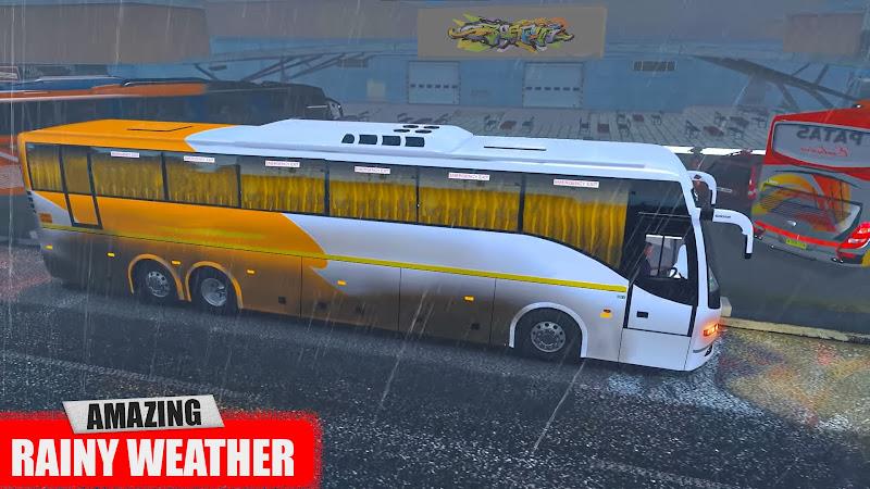 Euro Coach Bus Driving Games Captura de pantalla 4