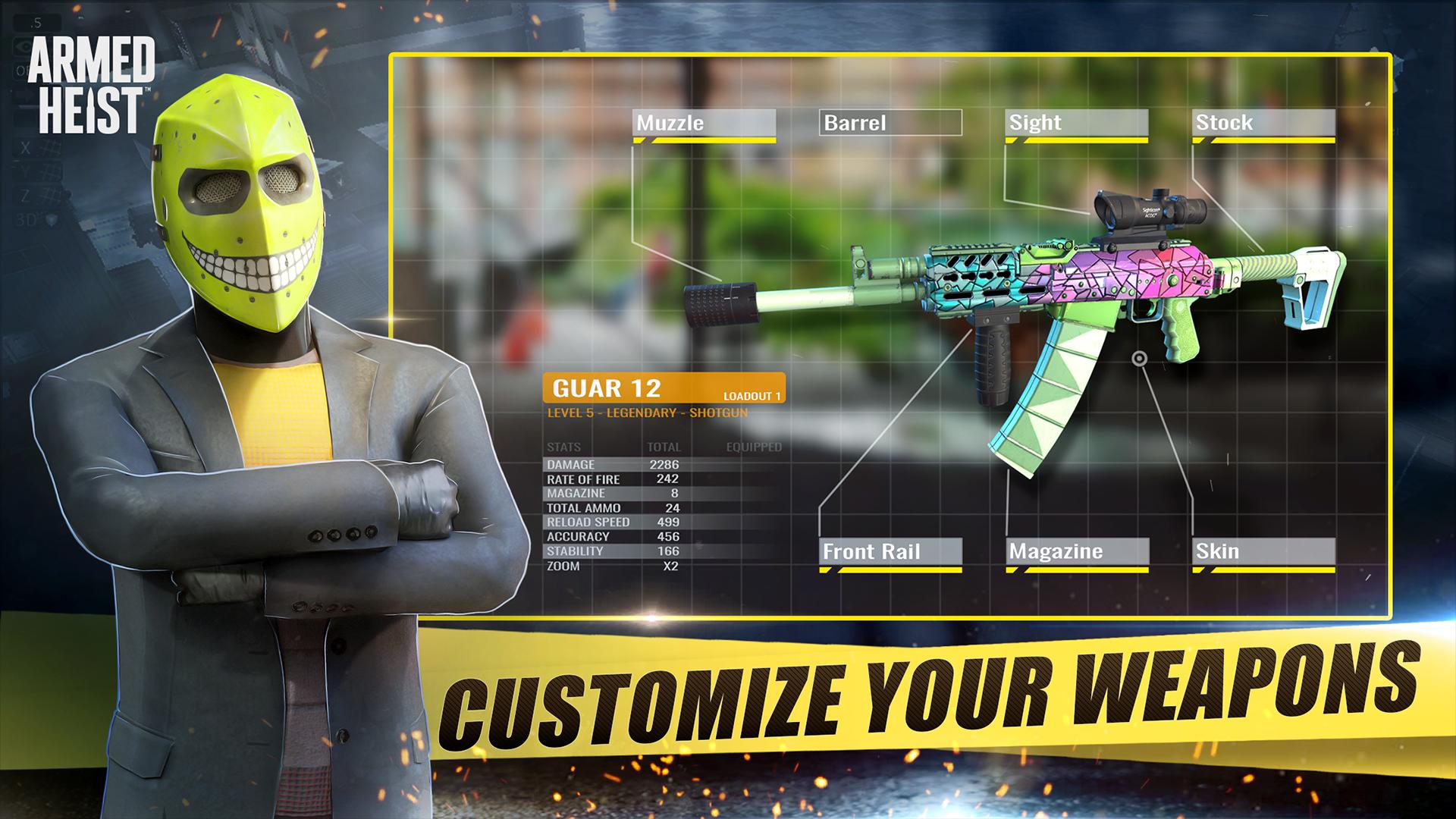 Armed Heist: Shooting gun game Screenshot 3