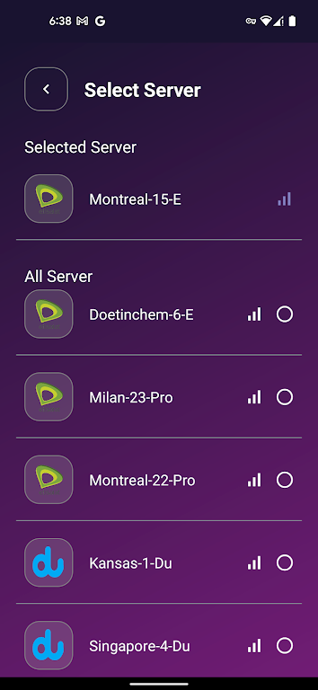 Raj VPN Capture d'écran 4