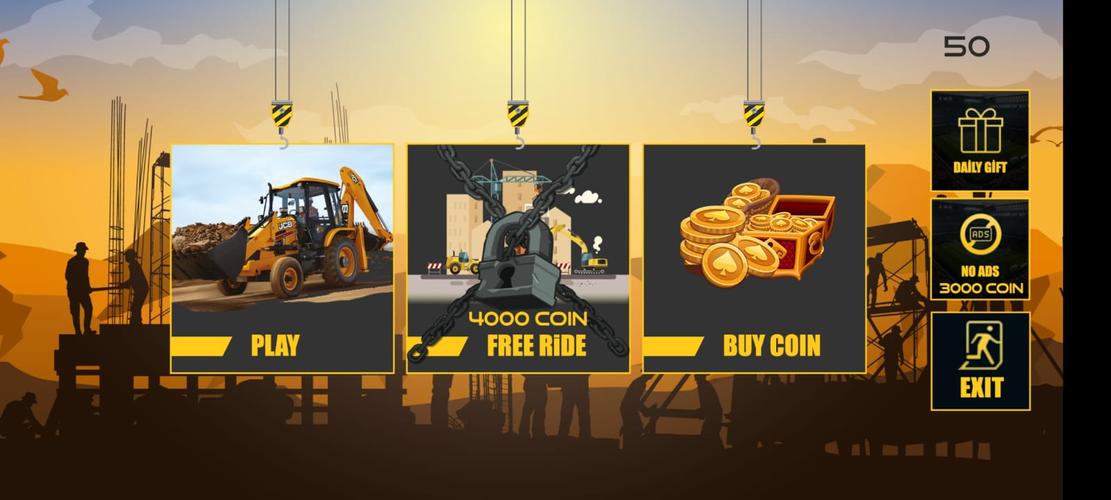 Excavator Jcb City Mission Sim應用截圖第1張