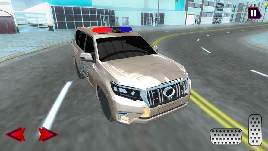 US Police Prado: City Car स्क्रीनशॉट 2