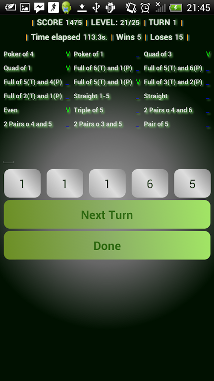 Doms roll dice poker game free应用截图第4张
