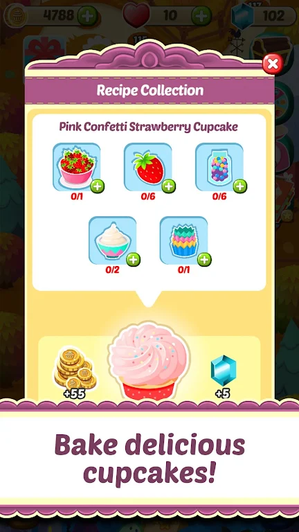 Mahjong Solitaire Cupcake Bake應用截圖第4張