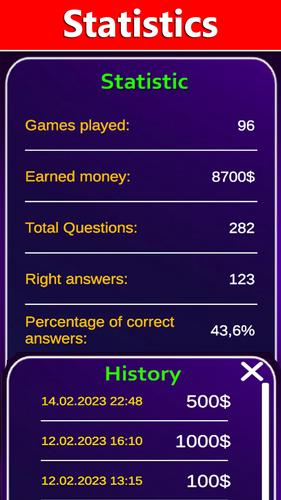 Millionaire - Quiz 2025应用截图第4张