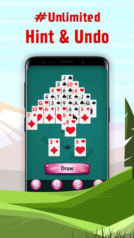 Pyramid - Classic Solitaire 스크린샷 3