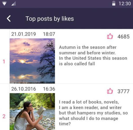 Likes Instagram應用截圖第1張