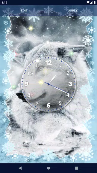 Night Wolf Live Wallpaper Скриншот 3