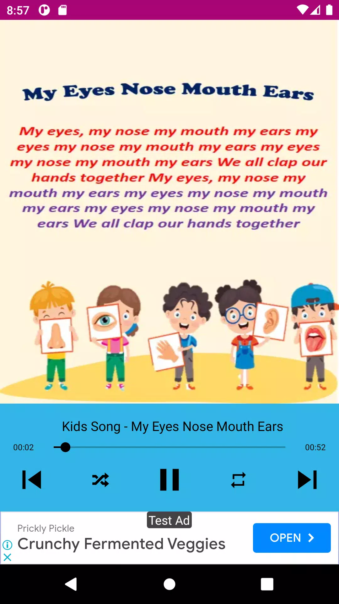 baby songs - nursery rhymes Capture d’écran 3