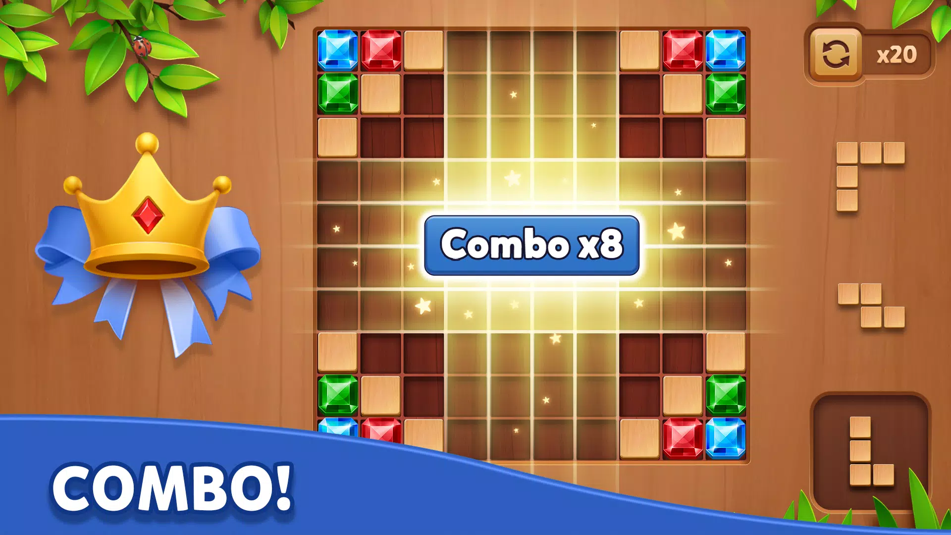 Cube Block - Woody Puzzle Game स्क्रीनशॉट 3