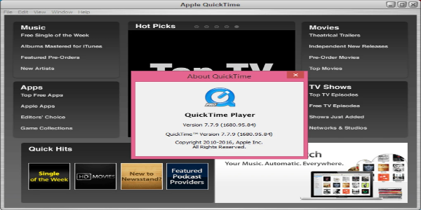 QuickTime Captura de tela 1