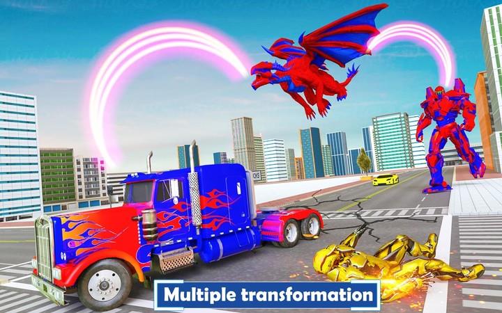 Dragon Robot Truck Transform Captura de tela 2