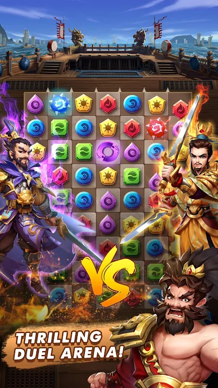 Three Kingdoms & Puzzles: Matc Screenshot 3