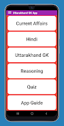 Uttarakhand General Knowledge Captura de pantalla 3