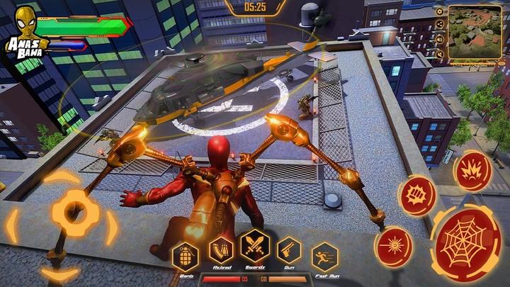 Iron Super Hero - Spider Games स्क्रीनशॉट 3