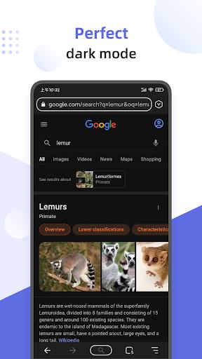 Lemur Browser - extensions Captura de pantalla 1