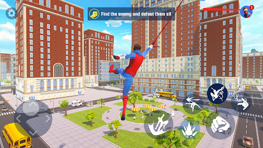 Spider Fighting: Hero Game Mod 스크린샷 1