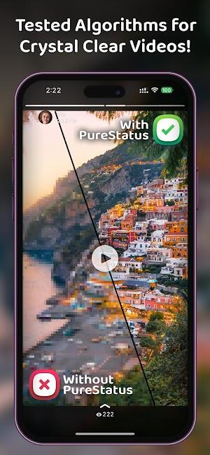 Pure statut mod apk sans filigrane