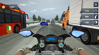 Endless Moto Traffic Racer 3D Скриншот 2