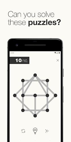 1Line & dots. Puzzle game. Capture d'écran 2