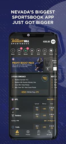 William Hill Nevada Sportsbook Captura de tela 1