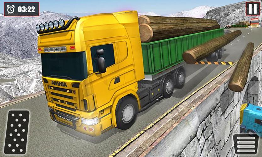 Offroad Snow Trailer Truck Dri Screenshot 3