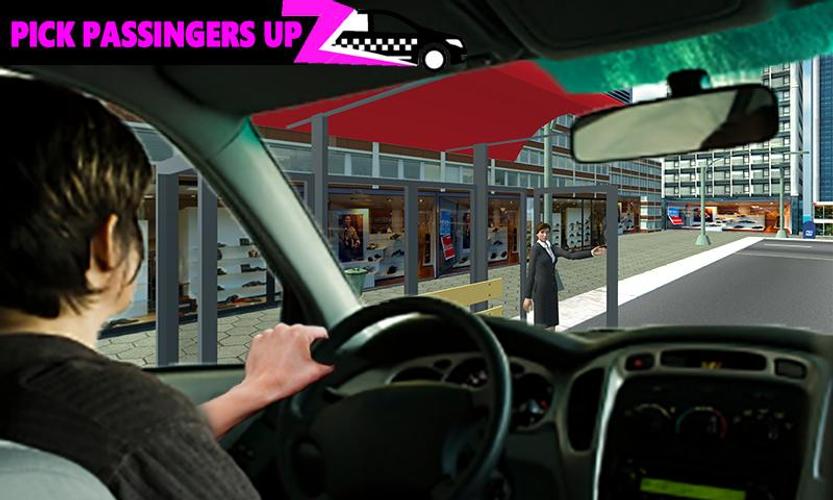 Pink Taxi Driving Game 3D應用截圖第4張