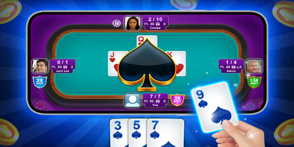 Spades - Offline Fun Card Game Captura de tela 3