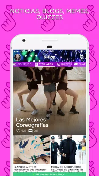 K-Pop Amino en Español Captura de pantalla 1