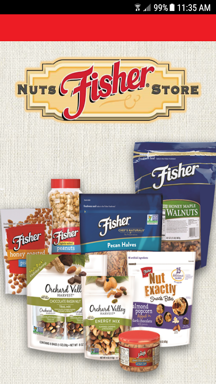 Fisher Nuts Store 스크린샷 1