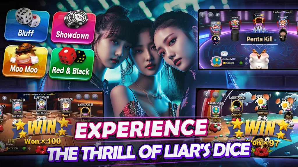 Moo Moo-Liar’s Dice スクリーンショット 1