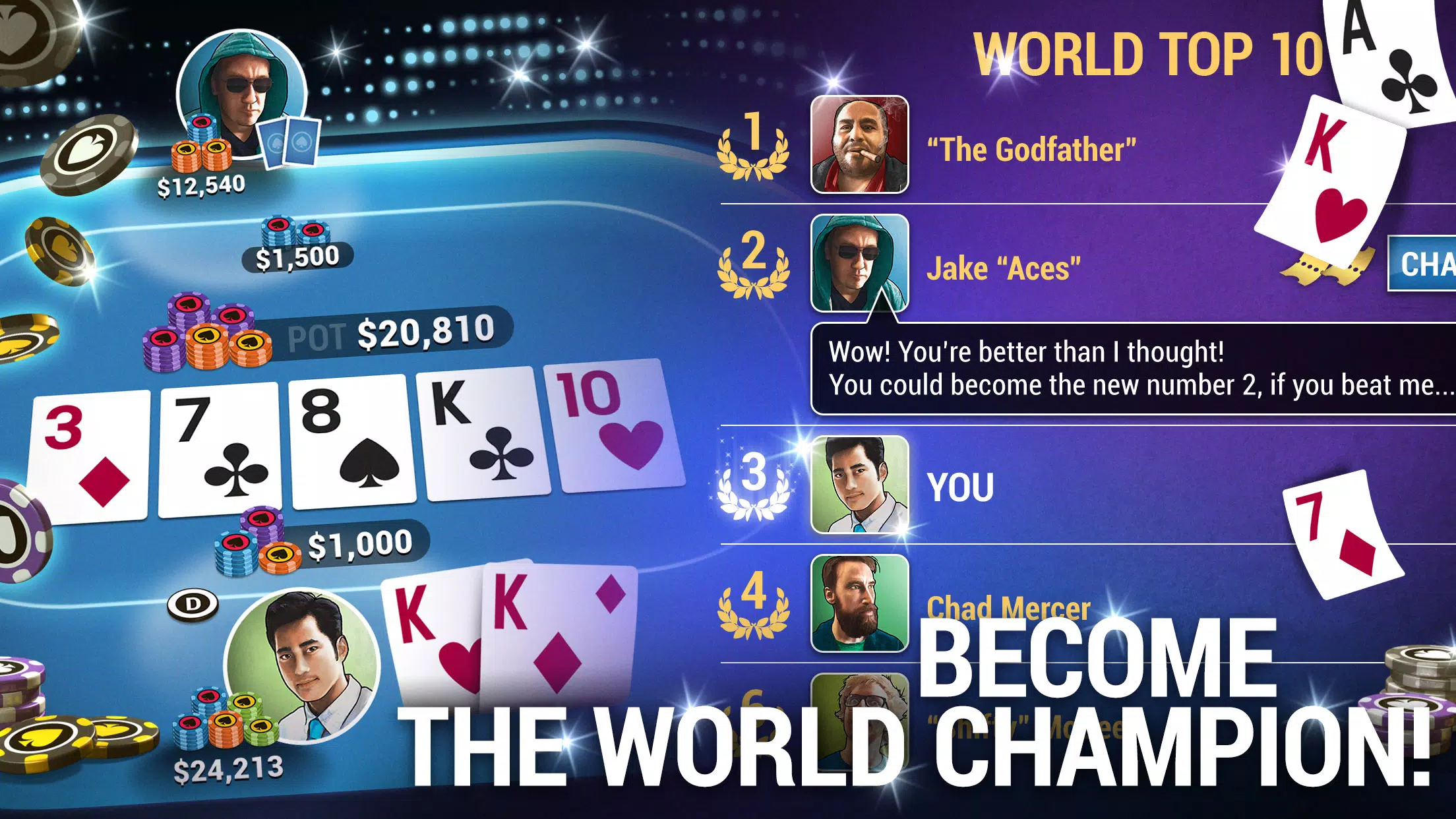 Poker World, Offline TX Holdem Screenshot 3